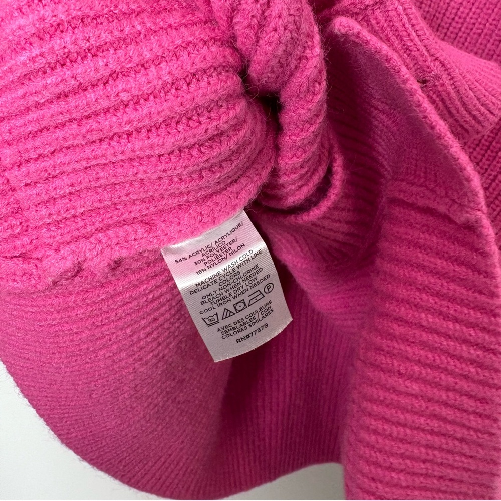 Ann Taylor Pink Ribbed Cardigan - Picture 9 of 9